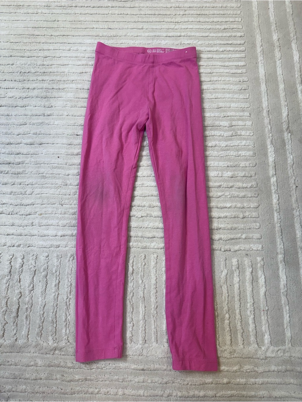 Bright Pink Girls' Knit Leggings size medium